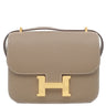 エルメス HERMES コンスタンス3 ミロワール エトゥープ ヴォーエプソン ショルダーバッグ ゴールド金具 グレージュ 2023年製