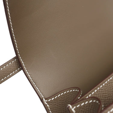 エルメス HERMES コンスタンス3 ミロワール エトゥープ ヴォーエプソン ショルダーバッグ ゴールド金具 グレージュ 2023年製