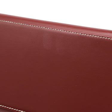 エルメス HERMES ケリー32 外縫い ルージュアッシュ ヴォーシャモニー 2WAYバッグ ゴールド金具 赤茶