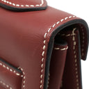 エルメス HERMES ケリー32 外縫い ルージュアッシュ ヴォーシャモニー 2WAYバッグ ゴールド金具 赤茶