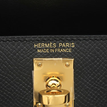 エルメス HERMES ミニケリードゥ 外縫い ブラック ヴォーエプソン 2WAYバッグ ゴールド金具 ショルダー 2024年製