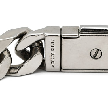 ルイヴィトン LOUIS VUITTON チェーンブレスレット モノグラム M00270 シルバー メタル ブレスレット ロゴプレート