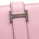 エルメス HERMES ベアンスフレ モーヴシルベストル ヴォーエプソン 長財布 シルバー金具 二つ折り財布