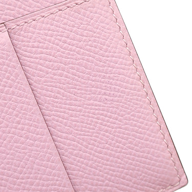 エルメス HERMES ベアンスフレ モーヴシルベストル ヴォーエプソン 長財布 シルバー金具 二つ折り財布