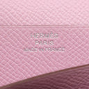 エルメス HERMES ベアンスフレ モーヴシルベストル ヴォーエプソン 長財布 シルバー金具 二つ折り財布