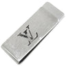 ルイヴィトン Louis Vuitton ビルクリップ シャンゼリゼ M65041 シルバー スティール マネークリップ モノグラムフラワー 札ばさみ