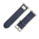 エルメス HERMES 純正 アップルウォッチ 44 45 46 49mm用 ブルーニュイ ナイロン チタン 腕時計パーツ アンメール ニットナイロン ベルト 35ｍｍ 尾錠付き