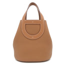 エルメス HERMES インザループ 23 ゴールド トリヨンクレマンス ヴォースイフト ハンドバッグ ゴールド金具 茶