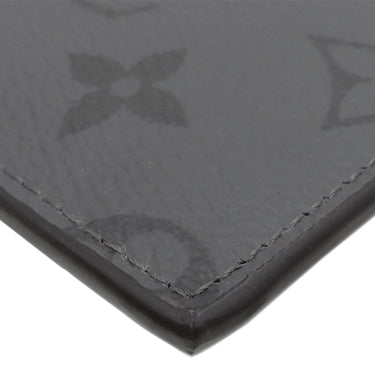 ルイヴィトン LOUIS VUITTON コインカード ホルダー M69533 ブラック×グレー レザー モノグラムエクリプスキャンバス モノグラムエクリプスリバースキャンバス コインケース シルバー金具 フラグメントケース