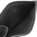 ルイヴィトン LOUIS VUITTON コインカード ホルダー M69533 ブラック×グレー レザー モノグラムエクリプスキャンバス モノグラムエクリプスリバースキャンバス コインケース シルバー金具 フラグメントケース