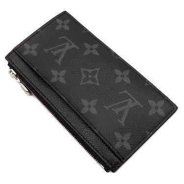 ルイヴィトン LOUIS VUITTON コインカード ホルダー M30271 ノワール タイガ モノグラムエクリプス コインケース シルバー金具 黒 タイガ モノグラム フラグメントケース