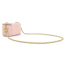 シャネル CHANEL バニティ チェーン ショルダー ピンク レザー ショルダーバッグ マットゴールド金具 CCロゴ ココボール