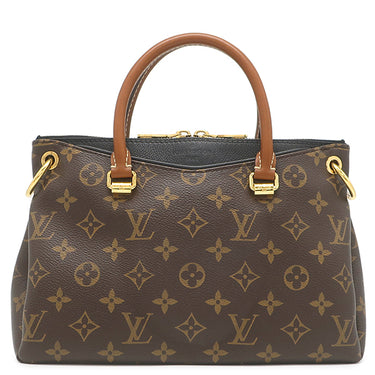 ルイヴィトン LOUIS VUITTON パラス BB M41218 モノグラム×ノワール モノグラムキャンバス レザー 2WAYバッグ ゴールド金具 茶 黒 ハンドバッグ ショルダー