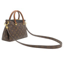 ルイヴィトン LOUIS VUITTON パラス BB M41218 モノグラム×ノワール モノグラムキャンバス レザー 2WAYバッグ ゴールド金具 茶 黒 ハンドバッグ ショルダー