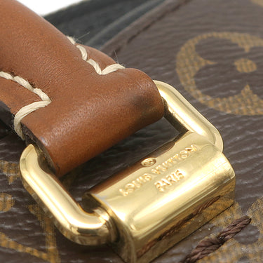 ルイヴィトン LOUIS VUITTON パラス BB M41218 モノグラム×ノワール モノグラムキャンバス レザー 2WAYバッグ ゴールド金具 茶 黒 ハンドバッグ ショルダー