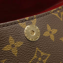 ルイヴィトン LOUIS VUITTON ソナチネ M51902 モノグラム モノグラムキャンバス ハンドバッグ ゴールド金具 茶 赤