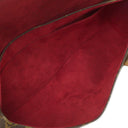 ルイヴィトン LOUIS VUITTON ソナチネ M51902 モノグラム モノグラムキャンバス ハンドバッグ ゴールド金具 茶 赤