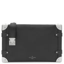 ルイヴィトン LOUIS VUITTON サイドトランク MM M25160 ブラック グレインカーフレザー 2WAYバッグ シルバー金具 斜め掛け ショルダー ハンドバッグ