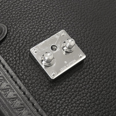 ルイヴィトン LOUIS VUITTON サイドトランク MM M25160 ブラック グレインカーフレザー 2WAYバッグ シルバー金具 斜め掛け ショルダー ハンドバッグ