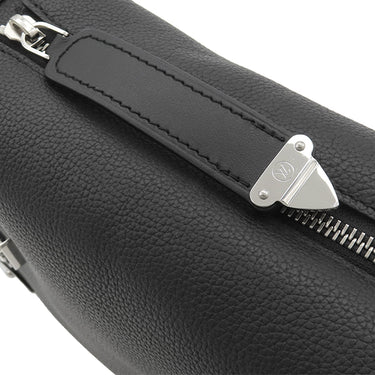 ルイヴィトン LOUIS VUITTON サイドトランク MM M25160 ブラック グレインカーフレザー 2WAYバッグ シルバー金具 斜め掛け ショルダー ハンドバッグ