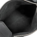 ルイヴィトン LOUIS VUITTON サイドトランク MM M25160 ブラック グレインカーフレザー 2WAYバッグ シルバー金具 斜め掛け ショルダー ハンドバッグ