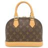 ルイヴィトン LOUIS VUITTON アルマ BB M53152 モノグラム モノグラムキャンバス 2WAYバッグ ゴールド金具 茶 ショルダー ハンドバッグ