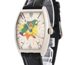 腕時計 フランクミュラー FRANCK MULLER トノウカーベックス ワールドワイド アジア 2852WW 自動巻き メンズ K18WG無垢 ユーラシア 青針