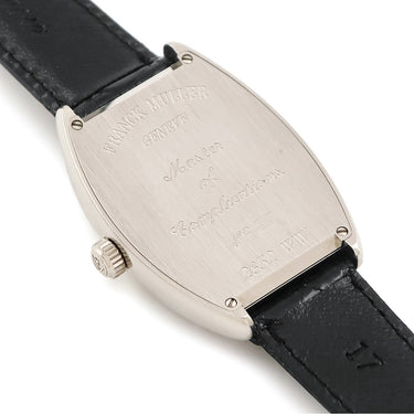 腕時計 フランクミュラー FRANCK MULLER トノウカーベックス ワールドワイド アジア 2852WW 自動巻き メンズ K18WG無垢 ユーラシア 青針