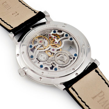 腕時計 ピアジェ PIAGET アルティプラノ G0A33115 手巻き メンズ K18WG無垢 シルバー スケルトン スモールセコンド 薄型