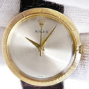 腕時計 ロレックス ROLEX UFO プレシジョン 9919 14番台 手巻き メンズ 14番台 K18YG無垢 シルバー ヴィンテージ ゼファーベゼル