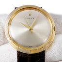 腕時計 ロレックス ROLEX UFO プレシジョン 9919 14番台 手巻き メンズ 14番台 K18YG無垢 シルバー ヴィンテージ ゼファーベゼル