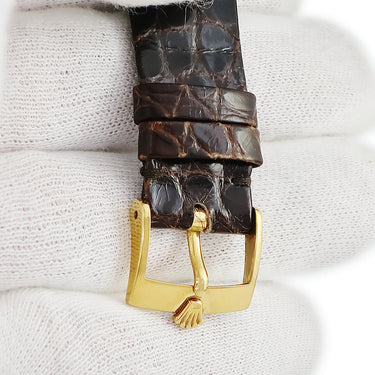 腕時計 ロレックス ROLEX UFO プレシジョン 9919 14番台 手巻き メンズ 14番台 K18YG無垢 シルバー ヴィンテージ ゼファーベゼル