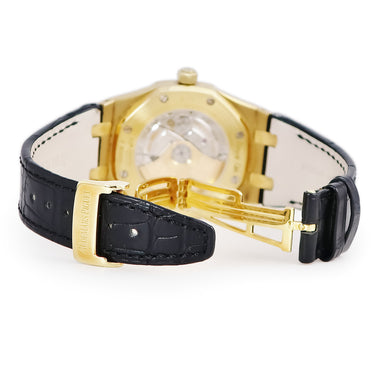 腕時計 オーデマピゲ AUDEMARS PIGUET ロイヤルオーク 15300BA.OO.D088CR.01 自動巻き メンズ K18YG無垢 バー 八角形 デイト
