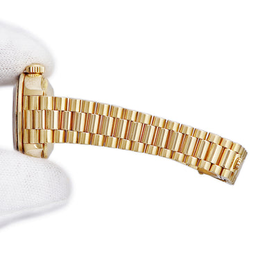 腕時計 ロレックス ROLEX デイトジャスト 26 69118ZS 93番 自動巻き レディース 93番台 K18YG無垢 純正ダイヤ＆サファイア