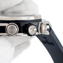 腕時計 ウブロ HUBLOT ビッグバン ウニコ チタニウム ブルー 421.NX.5170.RX 自動巻き メンズ OH済 フライバック クロノグラフ