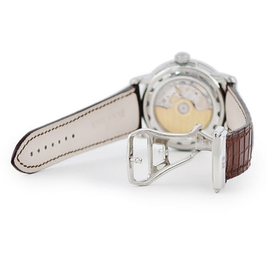 腕時計 ブランパン BLANCPAIN レマン ダブルタイムゾーン ナイト＆デイ 2160-1127-53 自動巻き メンズ ホワイト スモールセコンド