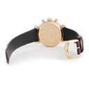 腕時計 フランクミュラー FRANCK MULLER ラウンド クロノグラフ 2860 NA D 手巻き レディース K18PG無垢 純正ダイヤ パヴェ シェル