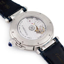 腕時計 カルティエ Cartier パシャ ドゥ カルティエ 41mm WSPA0030 自動巻き メンズ ムーンフェイズ シルバー ギョウシェ 青針