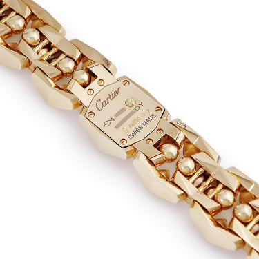 腕時計 カルティエ Cartier クラッシュ アン リミテッド ウォッチ WGMB0002 クオーツ レディース K18YG×K18PG 金無垢 ローマン