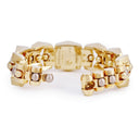 腕時計 カルティエ Cartier クラッシュ アン リミテッド ウォッチ WGMB0002 クオーツ レディース K18YG×K18PG 金無垢 ローマン