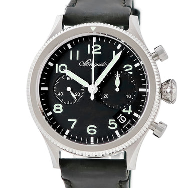 腕時計 ブレゲ BREGUET タイプXX 2057 ミリタリー バージョン クロノグラフ 2057ST/92/3WU 自動巻き メンズ ブラック アラビア