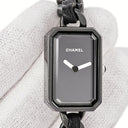 腕時計 シャネル CHANEL プルミエール ロック H5320 クオーツ レディース ブラック 黒 トリプルトゥール 3重巻き 限定