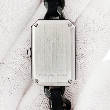 腕時計 シャネル CHANEL プルミエール ロック H5320 クオーツ レディース ブラック 黒 トリプルトゥール 3重巻き 限定