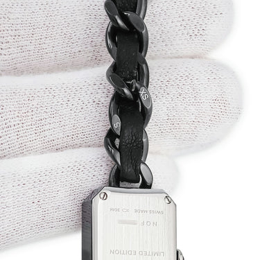 腕時計 シャネル CHANEL プルミエール ロック H5320 クオーツ レディース ブラック 黒 トリプルトゥール 3重巻き 限定