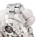 腕時計 ゼニス ZENITH デファイ クラシック オープン エルプリメロ 03.0526.4021/01.M526 自動巻き メンズ シルバー オープンハート