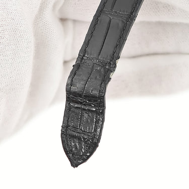 腕時計 カルティエ Cartier タンク アメリカン MM WB710002 自動巻き メンズ レディース K18WG無垢 純正ダイヤ ギョウシェ 青針