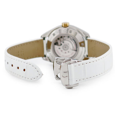 腕時計 オメガ OMEGA シーマスター アクアテラ 150M 231.28.34.20.55.004 自動巻き レディース 新品同様 K18YG×SS 純正ダイヤ 白