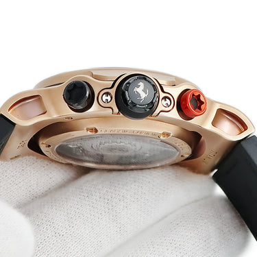 腕時計 ウブロ HUBLOT クラシックフュージョン フェラーリGT キングゴールド 526.OX.0124.VR 自動巻き メンズ OH済 K18KG無垢 限定