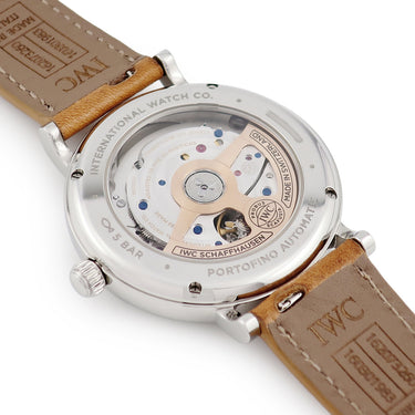 腕時計 IWC IWC ポートフィノ オートマティック 37 IW458601 自動巻き メンズ 純正ダイヤ デイト シルバー バー ローマン
