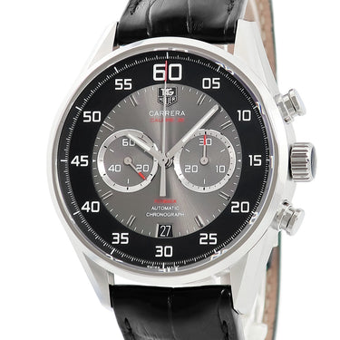 腕時計 タグホイヤー TAG Heuer カレラ キャリバー36 クロノグラフ フライバック CAR2B10.FC6235 自動巻き メンズ グレー×ブラック